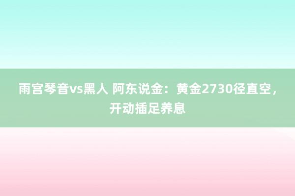 雨宫琴音vs黑人 阿东说金：黄金2730径直空，开动插足养息