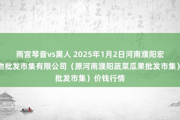 雨宫琴音vs黑人 2025年1月2日河南濮阳宏进农副产物批发市集有限公司(原河南濮阳蔬菜瓜果批发市集)价钱行情