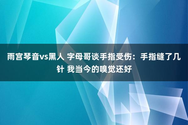 雨宫琴音vs黑人 字母哥谈手指受伤:手指缝了几针 我当今的嗅觉还好