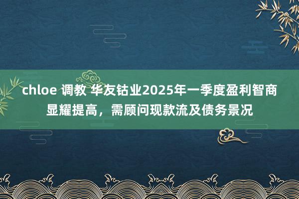 chloe 调教 华友钴业2025年一季度盈利智商显耀提高，需顾问现款流及债务景况